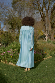 EMERSYN DRESS BLUEBELL STRIPE