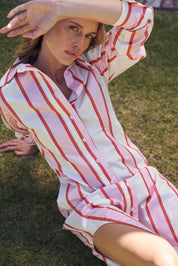 FINN SHIRT DRESS IN HANA STRIPE