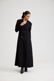 EVANGELINE COAT – NERO