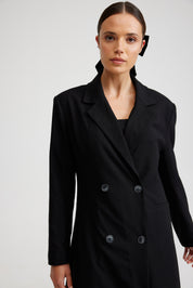 EVANGELINE COAT – NERO