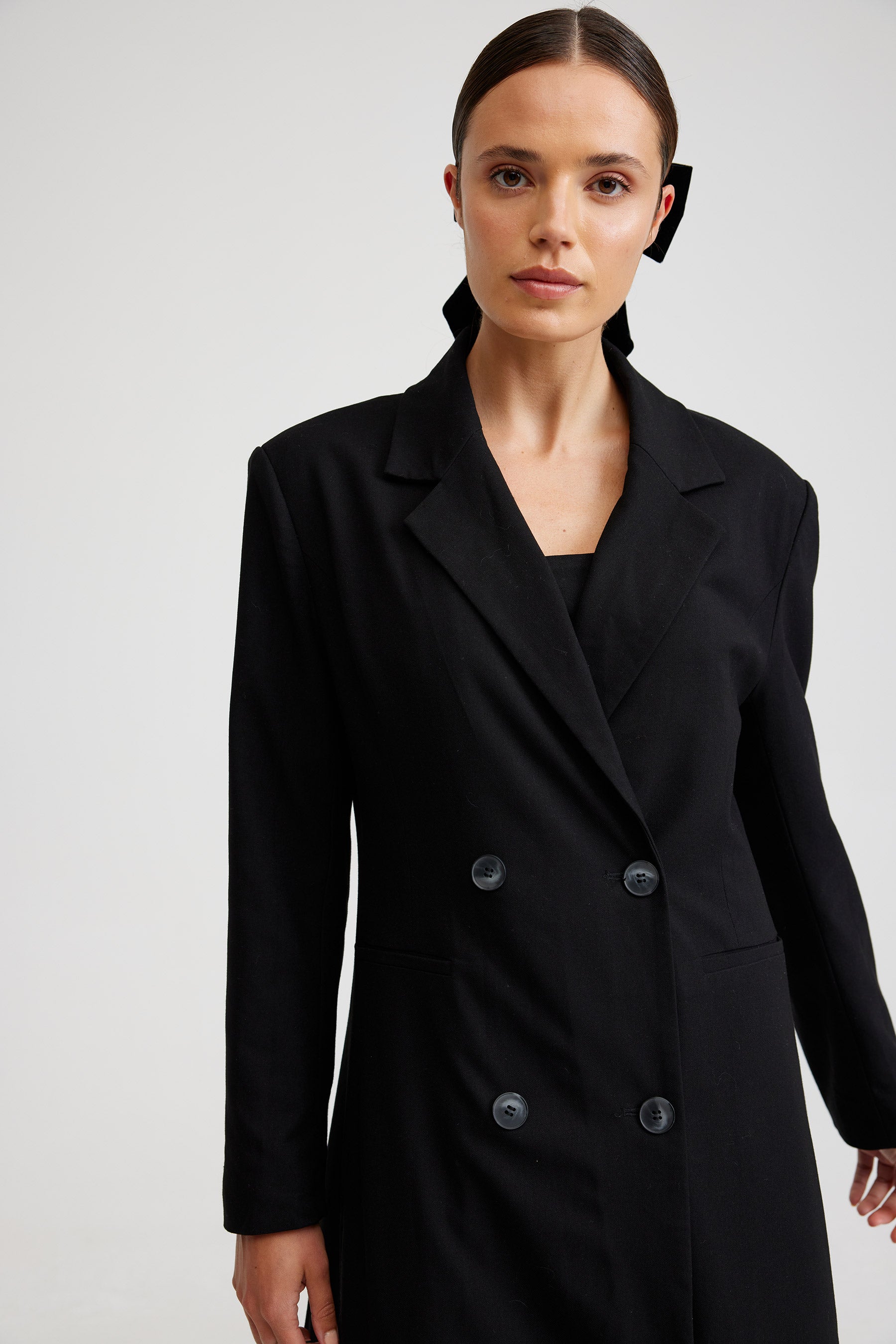 EVANGELINE COAT – NERO