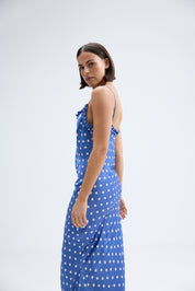 POSEY DRESS ROYAL ANTIQUE